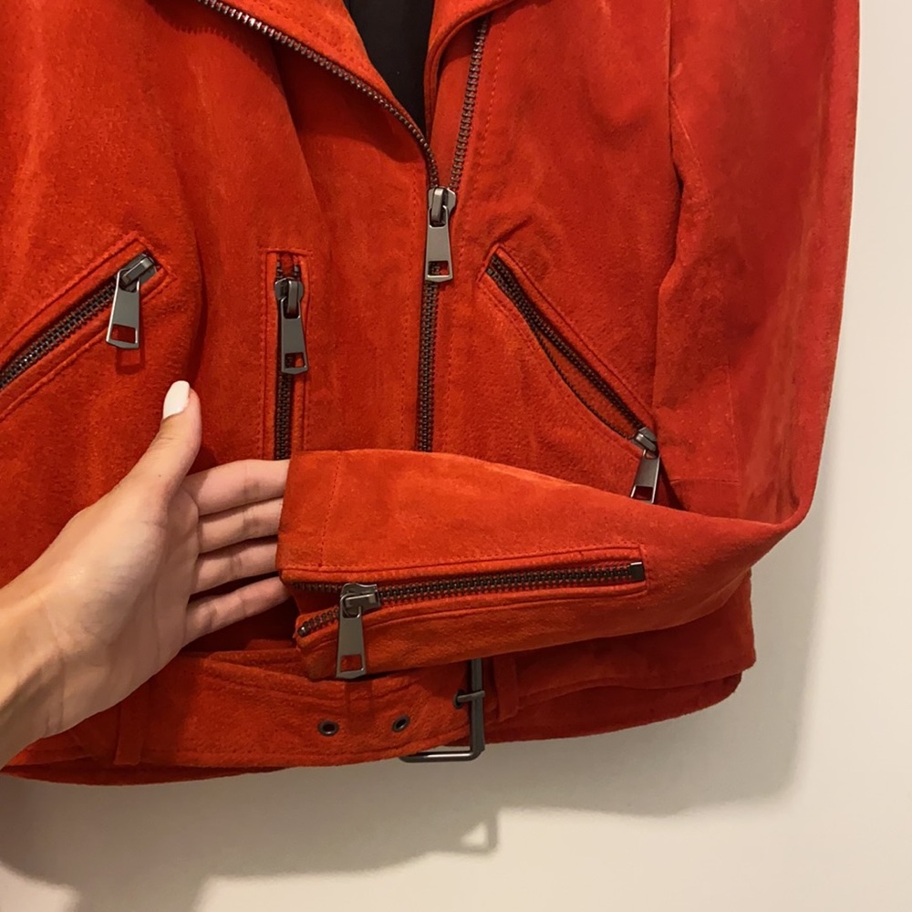 RED leather jacket by Bagatelle NYC - Picture 4 of 6